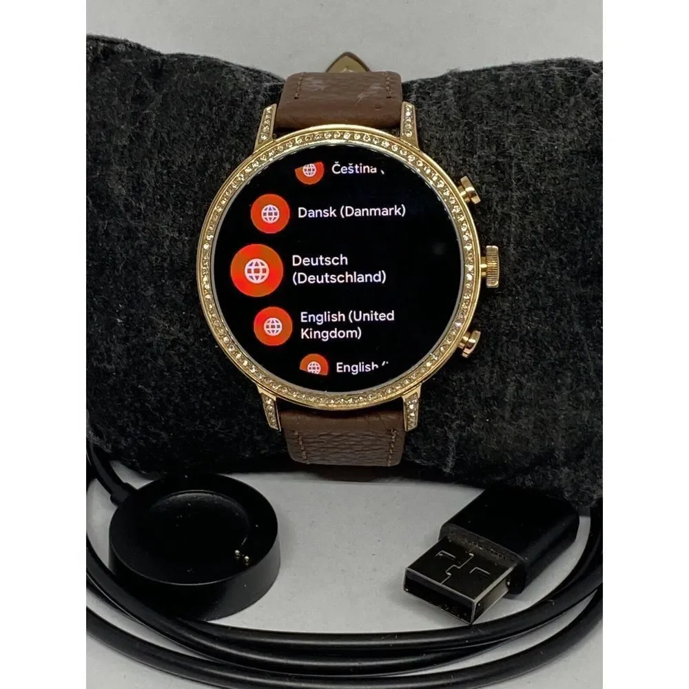 Fossil Gen 4 Authentic Digital Dial Smart Watch Custom Band FTW6011 LT447